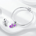 Sterling Silber 925 Luminous - Tierkreiszeichen Skorpion, Armband-Anhänger