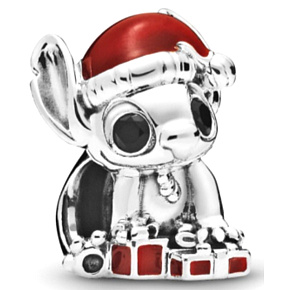 Charms Sterling Silber 925 Disney Lilo & Stitch - Stitch's Christmas, Armband Perle