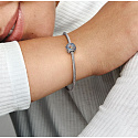 Charm Sterlingsilber 925 Planet Merkur und funkelnde Sterne, Anhänger für Armband Weltraum