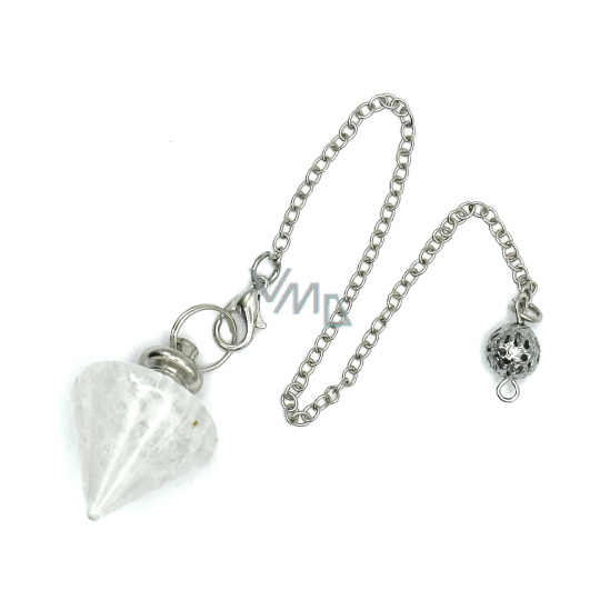 Quarz Pendel Naturstein für Wünschelrutengänger, Wahrsagerei 2,5 x 2 cm, der perfekte Heiler Quarz Pendel Naturstein für Wünschelrutengänger, Wahrsagerei 2,5 x 2 cm, der perfekte Heiler