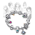 Charme Sterling Silber 925 Disney Cinderella, Perle auf Armband Film